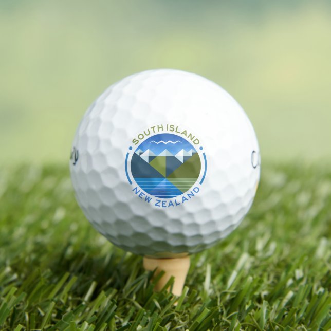 SOUTH ISLAND NEW ZEALAND GOLF BALLS (Insitu Tee)