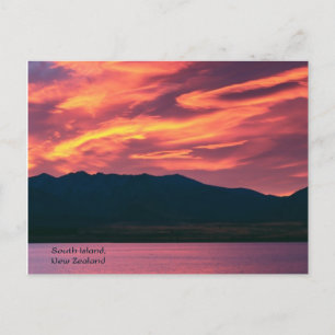 South Island New Zealand Postcard