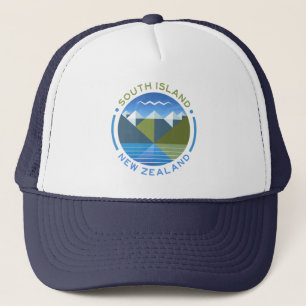 SOUTH ISLAND NEW ZEALAND TRUCKER HAT