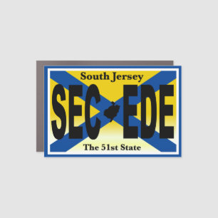 SOUTH JERSEY license plate Car Magnet