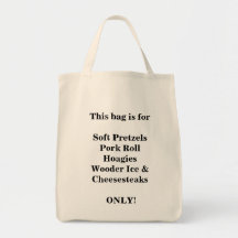 South Jersey/Philly Necessities Grocery Tote