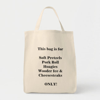 South Jersey/Philly Necessities Grocery Tote Bag