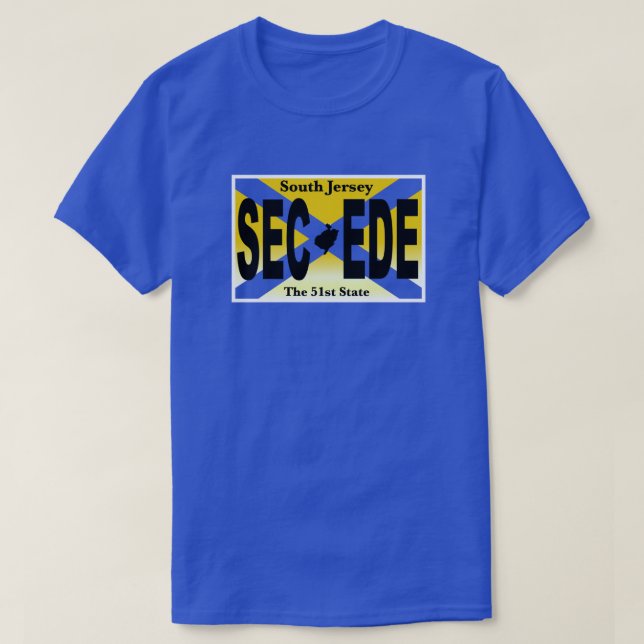 SOUTH JERSEY SECESION MOVEMENT T-Shirt (Design Front)