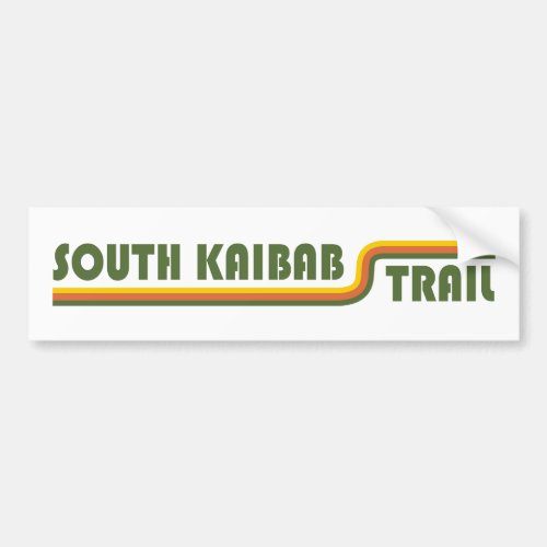 South Kaibab Trail Grand Canyon Arizona Bumper Sticker