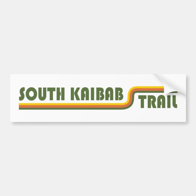 South Kaibab Trail Grand Canyon Arizona Bumper Sticker (Front)
