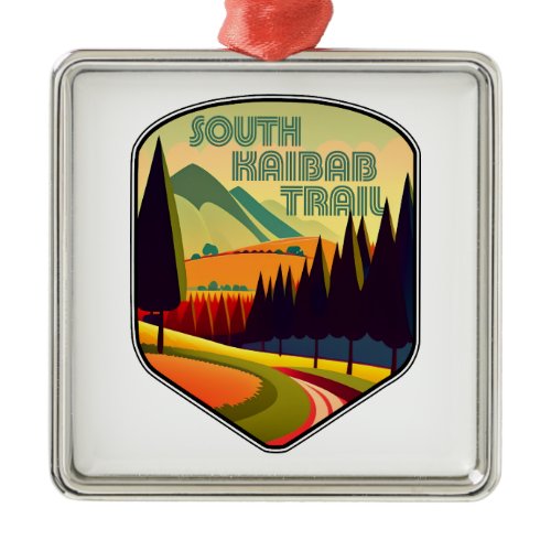 South Kaibab Trail Grand Canyon Arizona Colors Metal Ornament