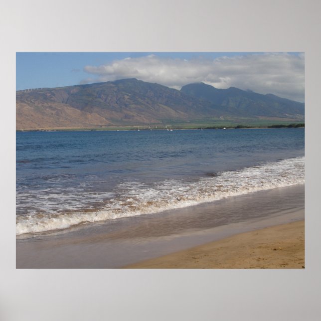 South Kihei, Maui, Hawaii Poster (Front)