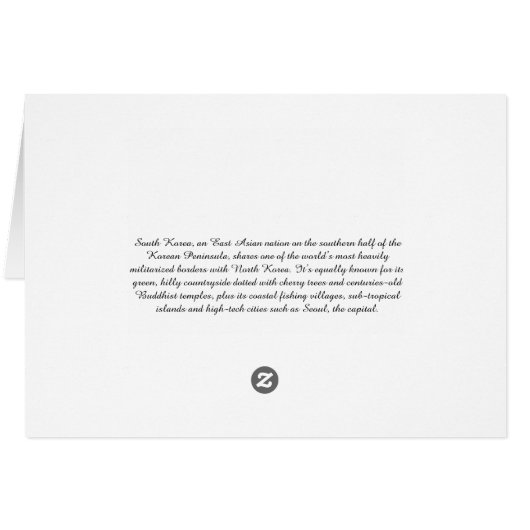 South Korea (Back Horizontal)