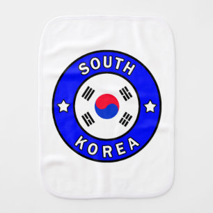 South Korea Burp Cloth