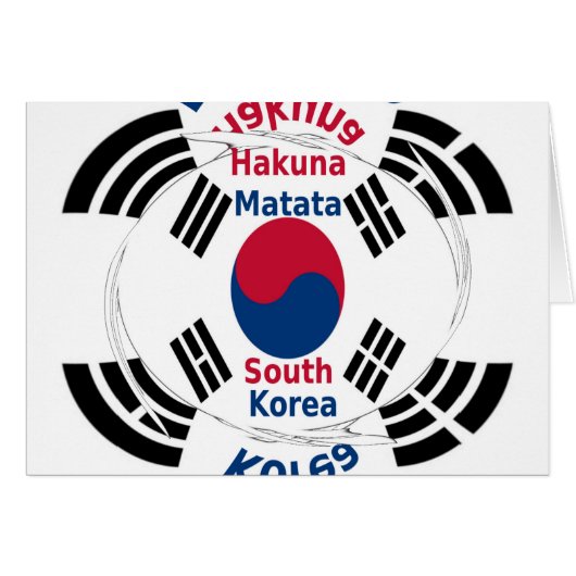 South Korea Cards (Front Horizontal)