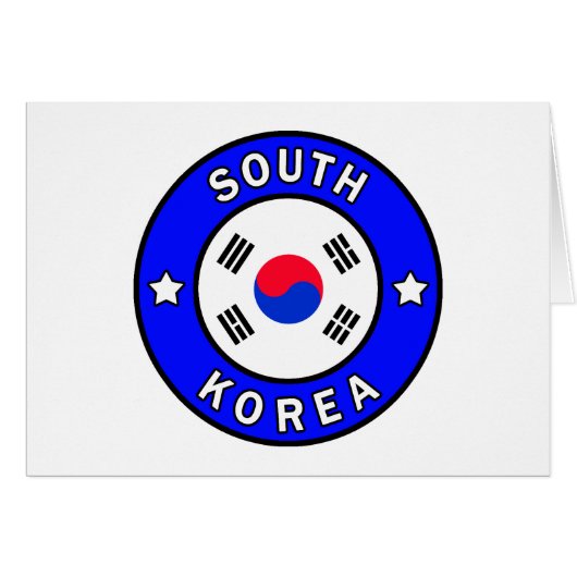 South Korea Cards (Front Horizontal)