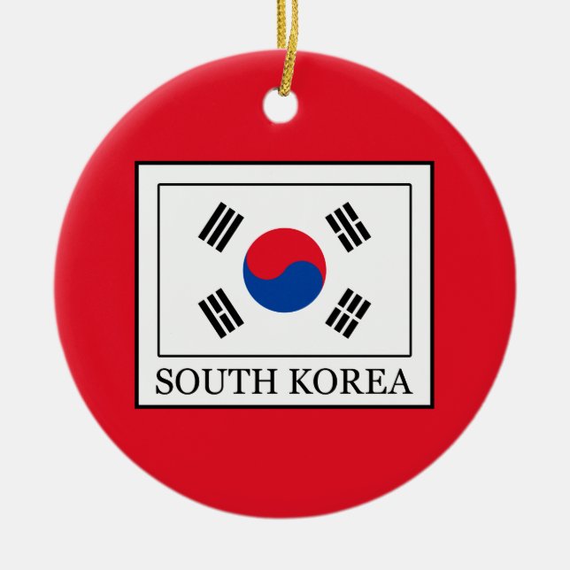 South Korea Ceramic Ornament (Front)