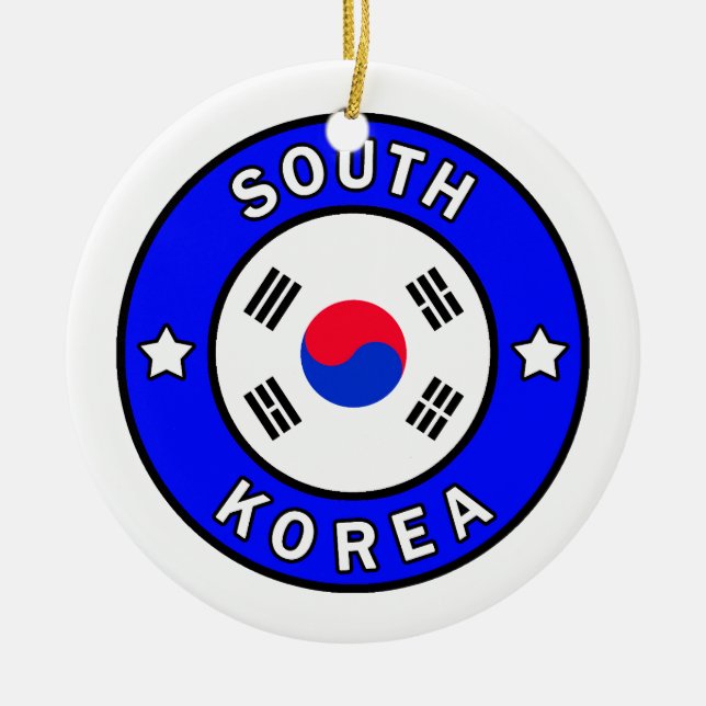 South Korea Ceramic Ornament (Front)