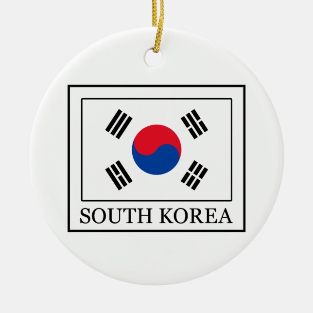 South Korea Ceramic Ornament (Front)