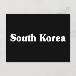 South Korea Classic Style Postcard