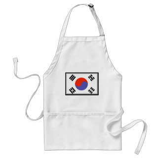 South Korea Flag Adult Apron