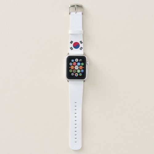 South Korea Flag Apple Watch Band