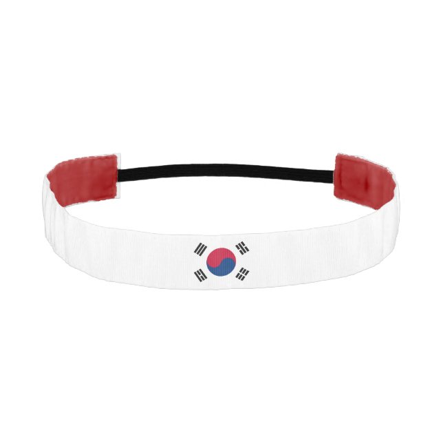 South Korea Flag Athletic Headband (Front)