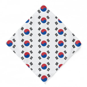 South Korea Flag Bandana