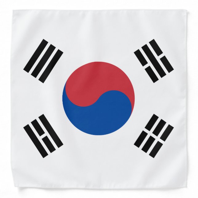South Korea Flag Bandana (Front)