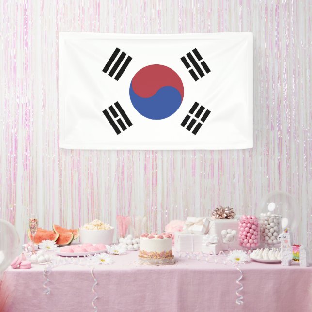 South Korea flag Banner (Party)