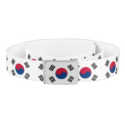South Korea flag Belt