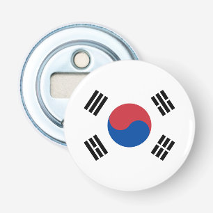 South Korea Flag Bottle Opener