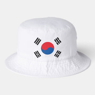 South Korea Flag Bucket Hat
