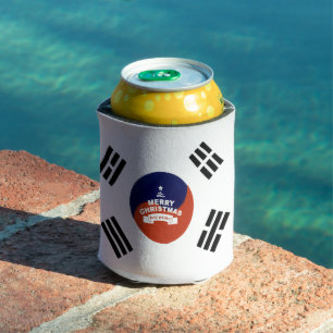 South Korea Flag Christmas: Merry Christmas Wishes Can Cooler