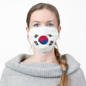 South Korea Flag Cloth Face Mask (Worn)