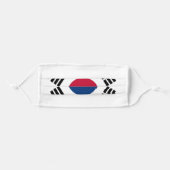 South Korea Flag Cloth Face Mask (Front, Folded)