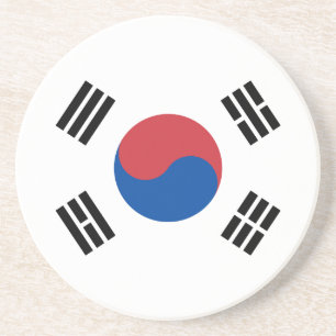 South Korea Flag Coaster