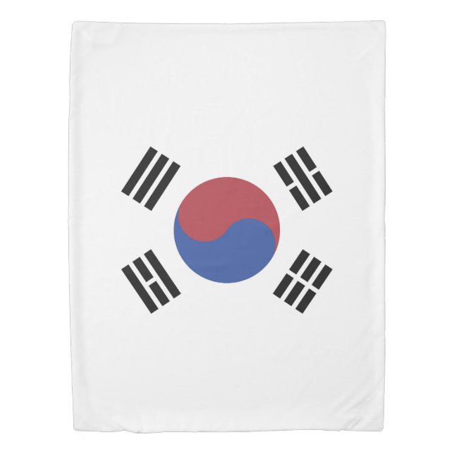 South Korea flag Duvet Cover (Front)