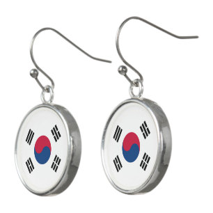 South Korea flag Earrings