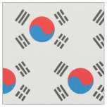 South Korea Flag Fabric