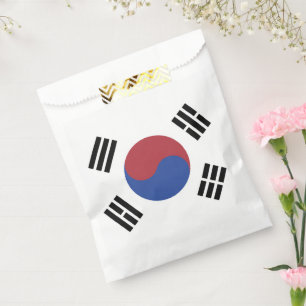 South Korea flag Favor Bag