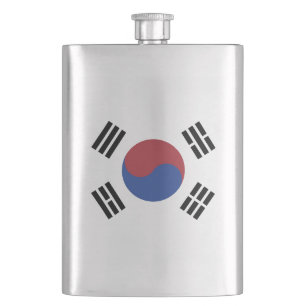 South Korea flag Flask