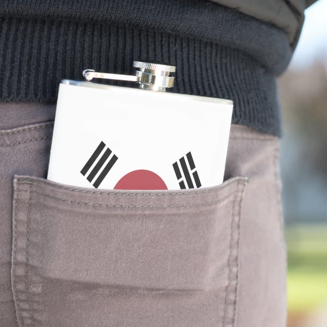South Korea flag Flask (In Situ)