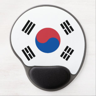 South Korea Flag Gel Mouse Pad