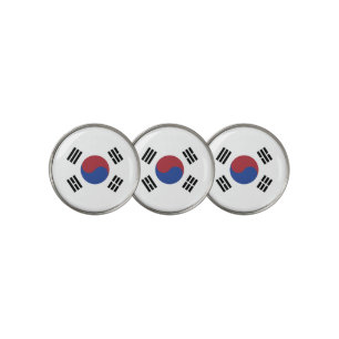 South Korea flag Golf Ball Marker