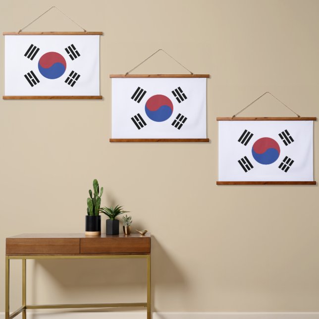 South Korea flag Hanging Tapestry (Asymmetrical)