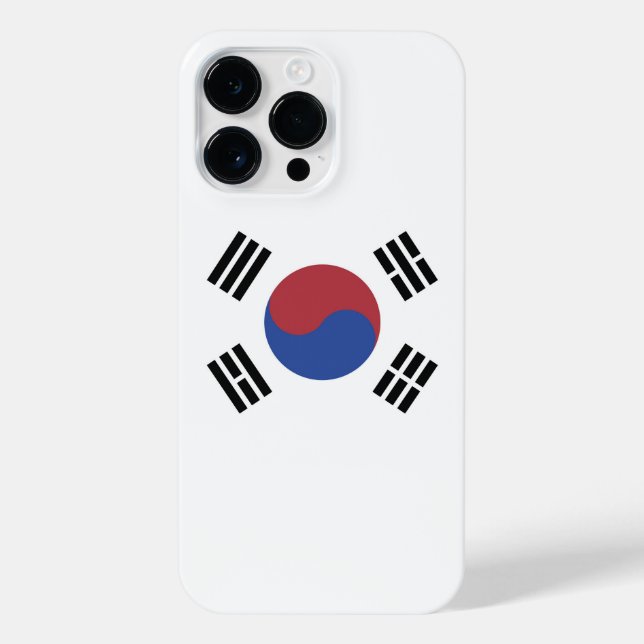 South Korea flag iPhone Case (Back)