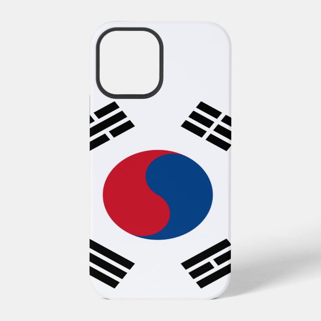 South Korea Flag Iphone Case (Back)