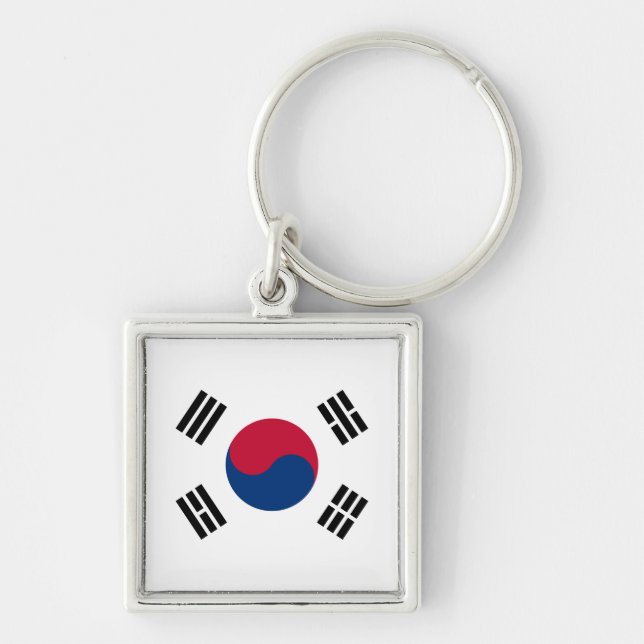 South Korea flag Keychain (Front)