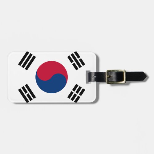 South Korea flag Luggage Tag