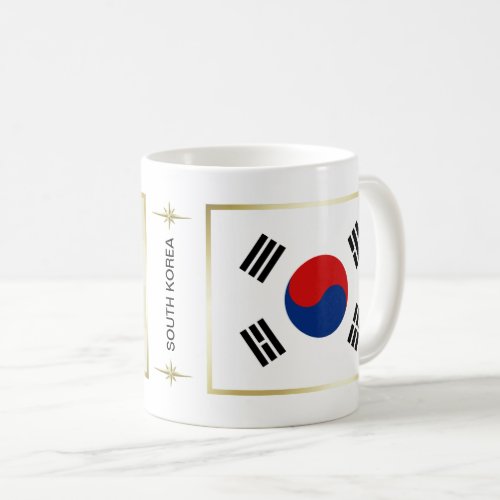 South Korea Flag  Map Mug