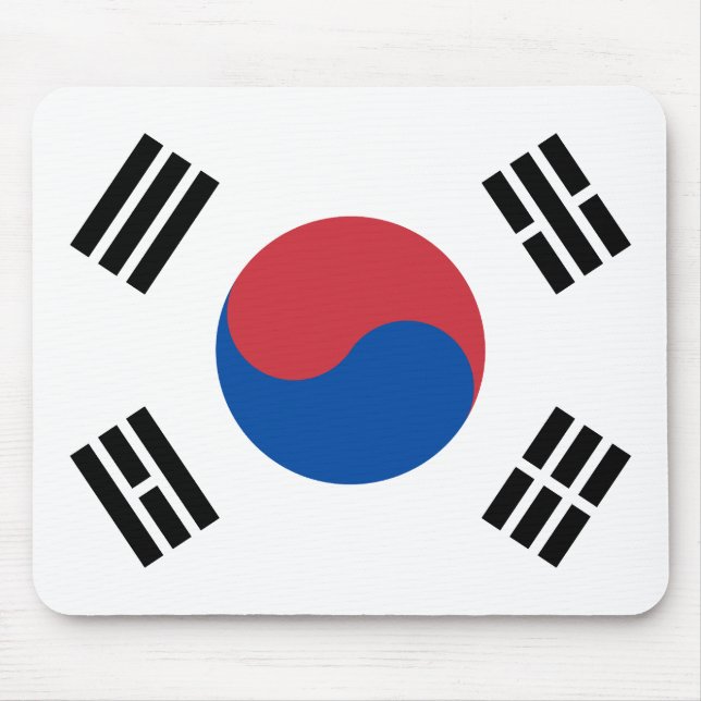 South Korea Flag Mouse Pad (Front)