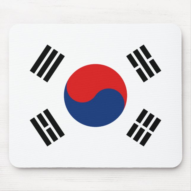 South Korea Flag Mousepad (Front)