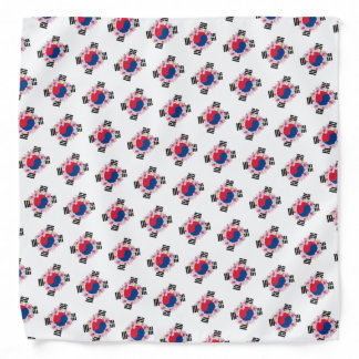 South Korea Flag Mugunghwa Bandana