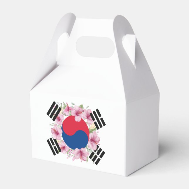 South Korea Flag Mugunghwa Favor Box (Front Side)